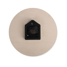 Load image into Gallery viewer, DCYG DEI 24 Black logo Wood Wall Clock Decorative Round Shape - No scale