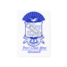 Load image into Gallery viewer, Phi Beta Sigma Inc, Poker Cards