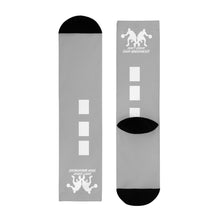 Load image into Gallery viewer, DCYG Dbl Basketball Players White & Grey Crew Socks (EU)