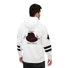 Load image into Gallery viewer, DCYG Black & Red Fedora Athletic Hoodie (AOP)