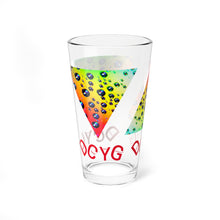 Load image into Gallery viewer, DCYG Orange & Yellow Mixing Glass, 16oz