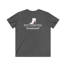 Load image into Gallery viewer, DCYG Red Bottoms Fitted V-Neck Short Sleeve Tee