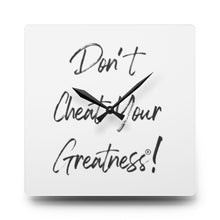 Load image into Gallery viewer, DCYG Acrylic Wall Clock