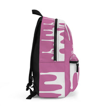 Load image into Gallery viewer, DCYG DRIP 24 White logo & Light Pink Backpack