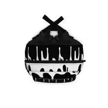 Load image into Gallery viewer, DCYG DRIP 24 White logo & Black Backpack