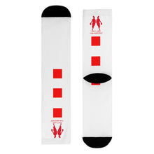 Load image into Gallery viewer, DCYG Red & White Womens Crew Socks (EU)