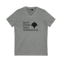 Load image into Gallery viewer, DCYG Black Version 2 Unisex Jersey Short Sleeve V-Neck Tee