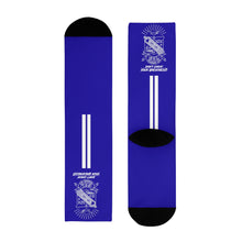 Load image into Gallery viewer, DCYG White Phi Beta Sigma & Blue Crew Socks (EU)