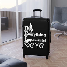 Load image into Gallery viewer, DCYG DEI 24BW White Logo & Black Suitcase