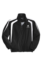 Load image into Gallery viewer, Golfers, White Golf Balls, White Logo Colorblock Raglan Jacket