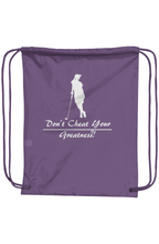 Load image into Gallery viewer, Female Golfer , White Logo & Drawstring Packs lwith DUROcord