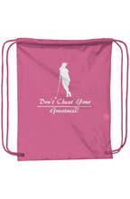 Load image into Gallery viewer, Female Golfer , White Logo & Drawstring Packs lwith DUROcord