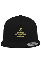 Load image into Gallery viewer, DCYG HOCKEY FANS Gold Logo & Black Cotton Twill S