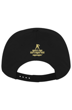 Load image into Gallery viewer, DCYG HOCKEY FANS Gold Logo & Black Cotton Twill S