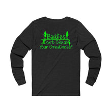 Load image into Gallery viewer, DCYG 24SX Baddies Green logo Unisex Jersey Long Sleeve Tee