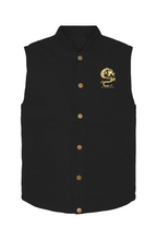 Load image into Gallery viewer, SWAN Dragon Gold Logo Brown and Black Insulated Canvas Workwear Vest