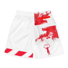 Load image into Gallery viewer, DCYG Red & White 2nd Edition Men's Jogger Shorts (AOP)