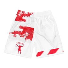 Load image into Gallery viewer, DCYG Red & White 2nd Edition Men's Jogger Shorts (AOP)