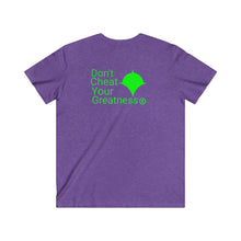 Load image into Gallery viewer, DCYG Green Logo Fitted V-Neck Short Sleeve Tee