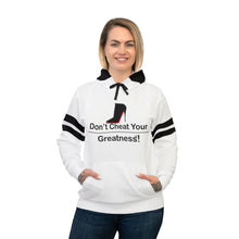 Load image into Gallery viewer, DCYG Black Red Bottoms Hoodie (AOP)