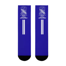 Load image into Gallery viewer, DCYG White Phi Beta Sigma & Blue Crew Socks (EU)