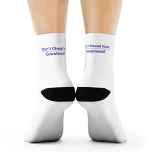 Load image into Gallery viewer, DCYG Blue & White Crew Socks