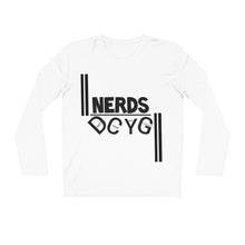 Load image into Gallery viewer, DCYG NERDS Black Logo Long Sleeve Shirt