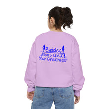Load image into Gallery viewer, DCYG 24SX Baddies Blue Logo Garment-Dyed Sweatshirt