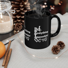 Load image into Gallery viewer, DCYG DEI 24 SW White logo & Black Mug (11oz, 15oz)