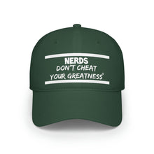 Load image into Gallery viewer, DCYG NERDS White Logo Baseball Cap