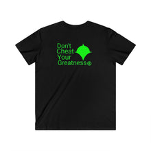 Load image into Gallery viewer, DCYG Green Logo Fitted V-Neck Short Sleeve Tee