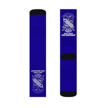 Load image into Gallery viewer, DCYG STX White Phi Beta Sigma & Blue Socks