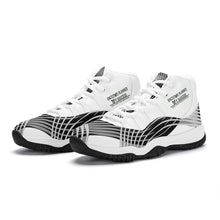 Load image into Gallery viewer, Ancestors Native, Black Logo, High Top Air Retro Sneakers - White