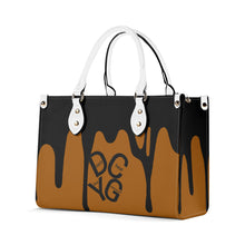 Load image into Gallery viewer, DRIP LO Black Logo & Brown Multiple Sizes Upgraded Luxury Women PU Leather Handbag