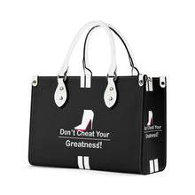 Load image into Gallery viewer, DCYG White Red Bottoms & Black Multiple Sizes Upgraded Luxury Women PU Leather Handbag