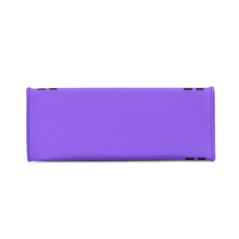 Load image into Gallery viewer, Royalty 24 Black Logo ,Stripes & Purple Multiple Sizes Upgraded Luxury Women PU Leather Handbag