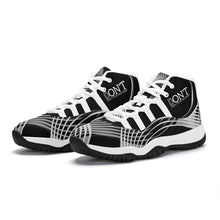 Load image into Gallery viewer, DONT D4X White logo,, Black,White, Grey Design & Black High Top Air Retro Sneakers - White
