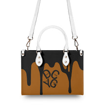Load image into Gallery viewer, DRIP LO Black Logo & Brown Multiple Sizes Upgraded Luxury Women PU Leather Handbag