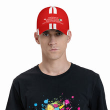 Load image into Gallery viewer, Ancestors Italian ,White Logo Curved Brim Baseball Cap (AOP)