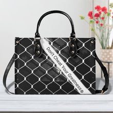 Load image into Gallery viewer, 45 Dgr Black Logo & Black Screen Multiple Sizes Upgraded Luxury Women PU Leather Handbag