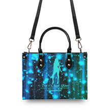 Load image into Gallery viewer, DRIP SF Turquoise Logo & Multiple Sizes Upgraded Luxury Women PU Leather Handbag
