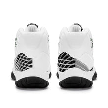 Load image into Gallery viewer, Ancestors Native, Black Logo, High Top Air Retro Sneakers - White