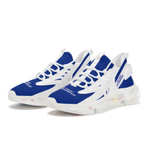 Load image into Gallery viewer, DCYG X2 Royal Blue & White , Air Max React Sneakers - White