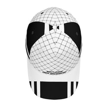 Load image into Gallery viewer, DCYG Black Netting & White S24 Curved Brim Baseball Cap (AOP)