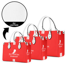 Load image into Gallery viewer, DCYG White Red Bottoms & Red Multiple Sizes Upgraded Luxury Women PU Leather Handbag