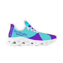 Load image into Gallery viewer, DCYG Purple & Turquois 2nd Edition B Flex Control Sneaker - White