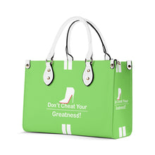 Load image into Gallery viewer, DCYG White Red Bottoms & Light Green Multiple Sizes Upgraded Luxury Women PU Leather Handbag