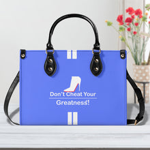 Load image into Gallery viewer, DCYG White Red Bottoms & Royal Blue Multiple Sizes Upgraded Luxury Women PU Leather Handbag