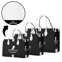 Load image into Gallery viewer, DCYG White Red Bottoms & Black Multiple Sizes Upgraded Luxury Women PU Leather Handbag