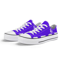 Load image into Gallery viewer, E9 Edition Unisex Classic Low Top Canvas Shoes - White
